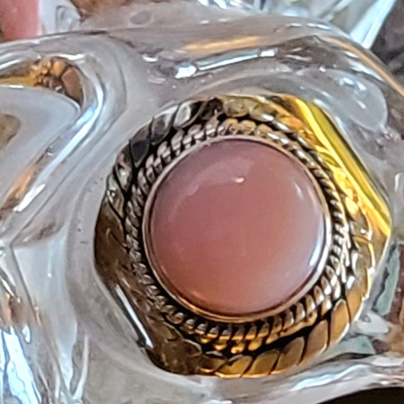 🌸 SS Pink Opal Ring - Picture 2 of 13